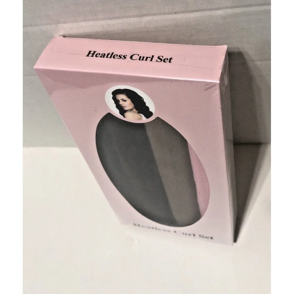 NIB - BriCos‎ Set of Four (4) Multicolor Heatless Overnight Curler Rods